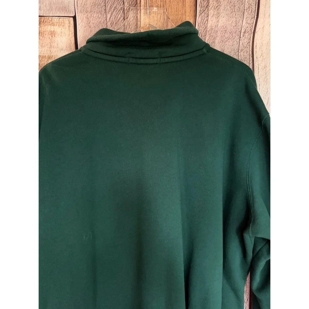 Polo Ralph Lauren Quarter Zip Sweatshirt‎ Green Preppy Classic Heritage Size XXL
